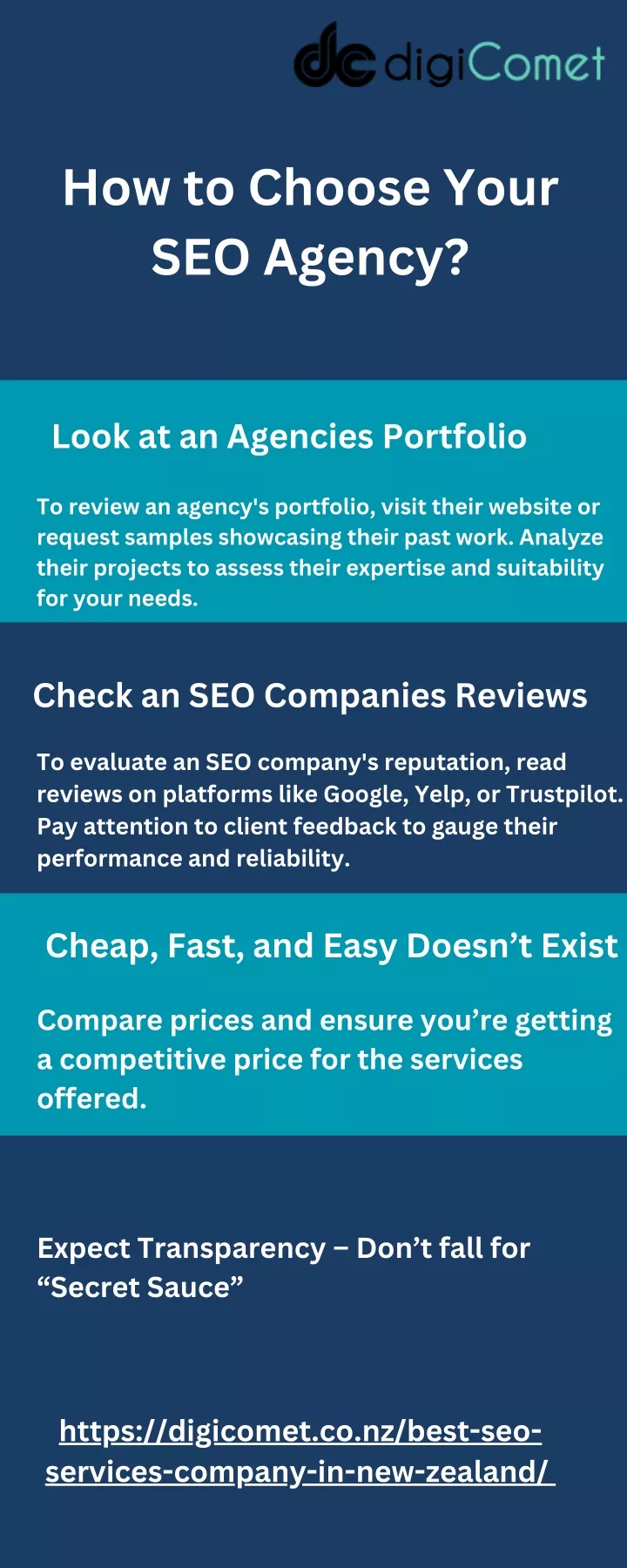 how to choose your seo agency