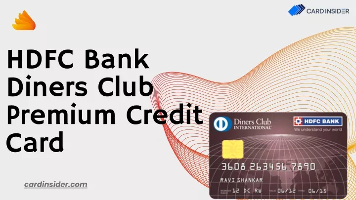 hdfc bank diners club premium credit card