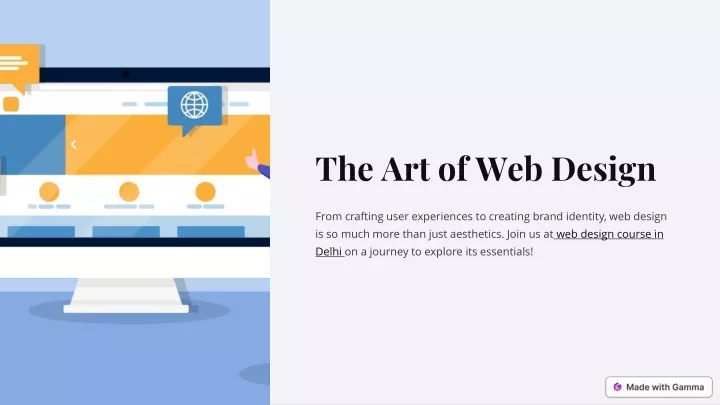 the art of web design