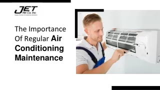 The Importance Of Regular Air Conditioning Maintenance