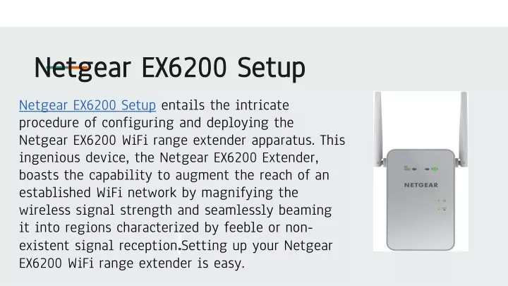 PPT Netgear EX6200 Setup PowerPoint Presentation Free Download ID 12485626