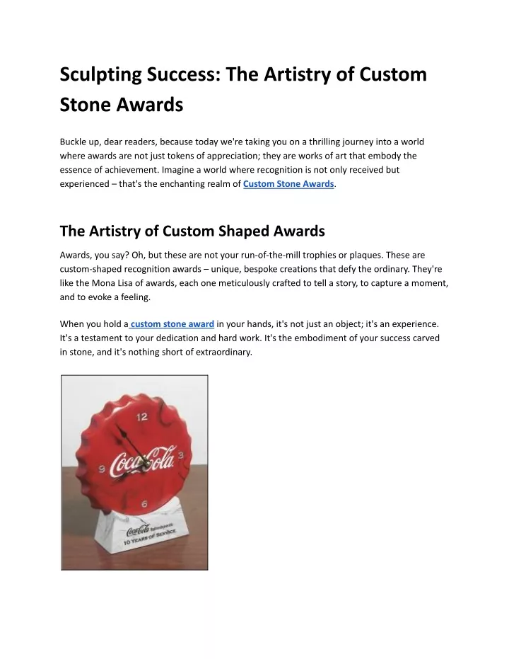 sculpting success the artistry of custom stone