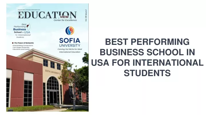 best performing business school