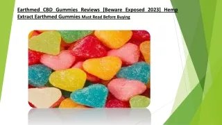 Earthmed CBD Gummies Reviews 1