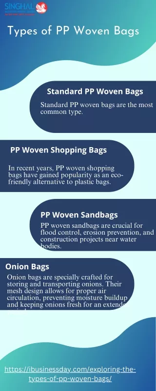 types of pp woven bags