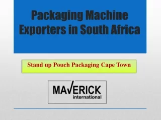 Packaging Machine Exporters in South Africa