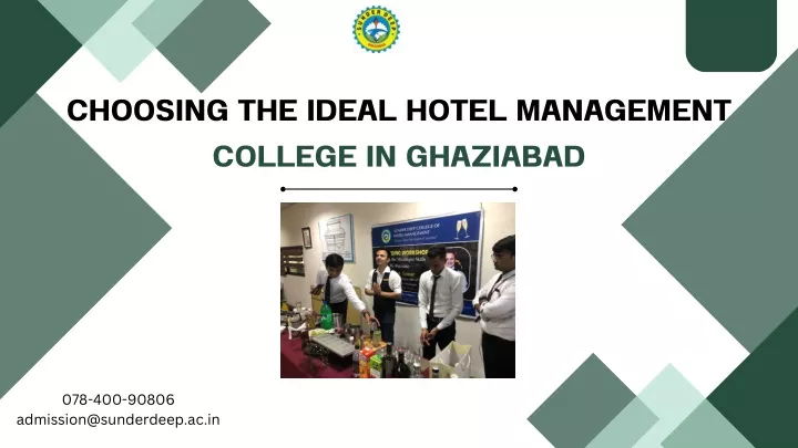 choosing the ideal hotel management college