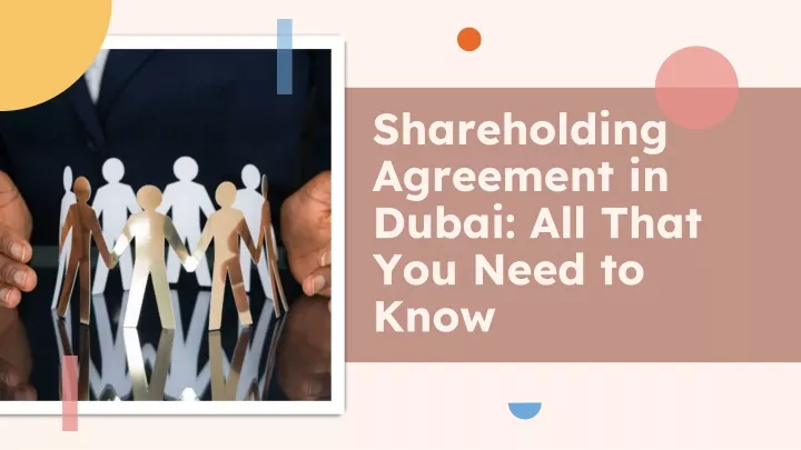 shareholding agreement in dubai all that you need to know