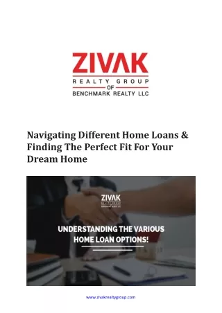 Discovering Your Dream Home Loan