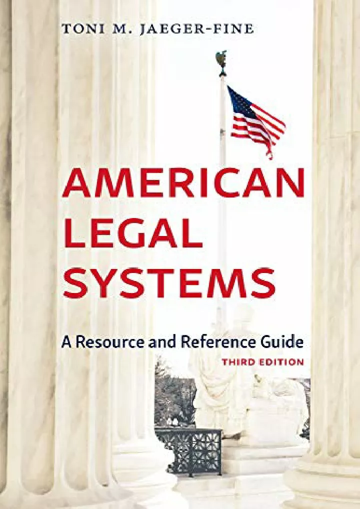 Ppt Pdf American Legal Systems A Resource And Reference Guide Powerpoint Presentation Id