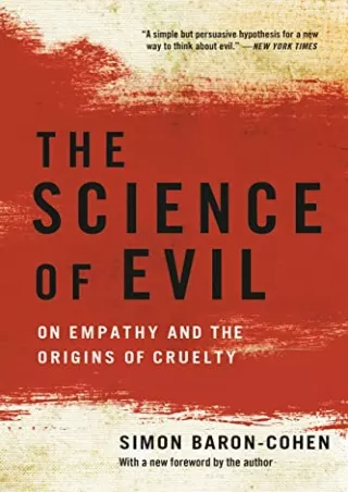 [PDF READ ONLINE] Science of Evil