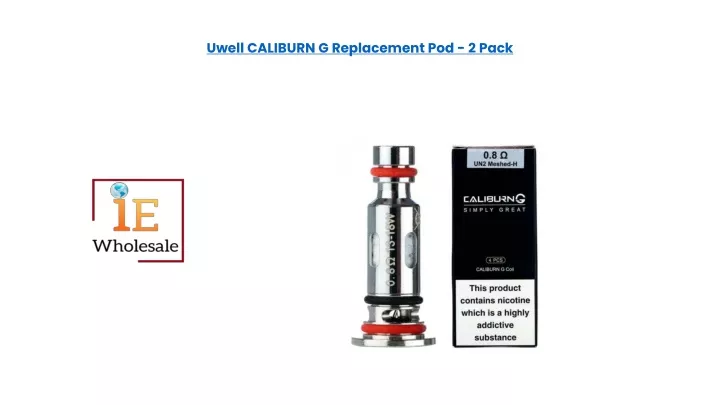 uwell caliburn g replacement pod 2 pack