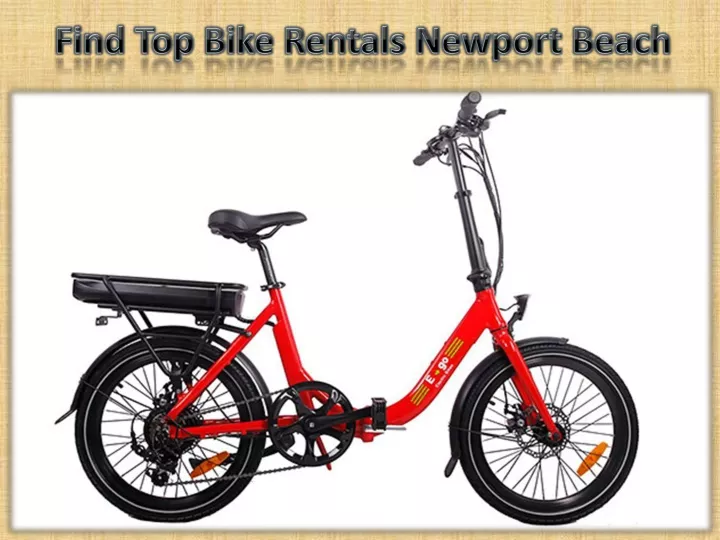 find top bike rentals newport beach