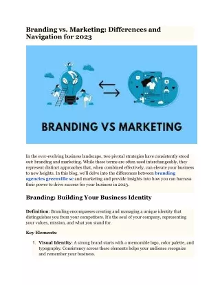 Branding vs. Marketing_ Differences and Navigation for 2023