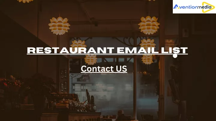 restaurant email list