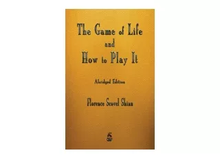 Download PDF The Game of Life and How to Play It free acces