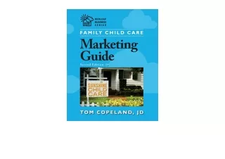 PDF read online Family Child Care Marketing Guide Second Edition Redleaf Busines