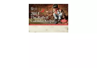 Download The Redleaf Calendar Keeper 2013 A Record Keeping System for Family Chi