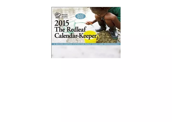 PPT Ebook download The Redleaf Calendar Keeper 2015 A Record Keeping