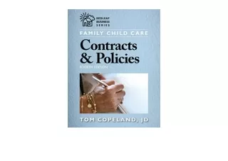 PDF read online Family Child Care Contracts Policies Fourth Edition Redleaf Pres