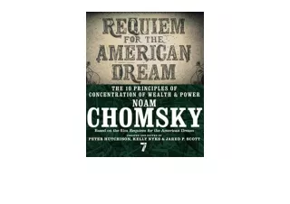 PDF read online Requiem for the American Dream The 10 Principles of Concentratio