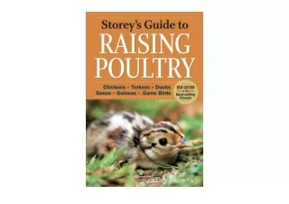 Ebook download Storey s Guide to Raising Poultry 4th Edition Chickens Turkeys Du