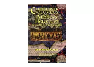 Download PDF Christopher Columbus and the Afrikan Holocaust Slavery and the Rise