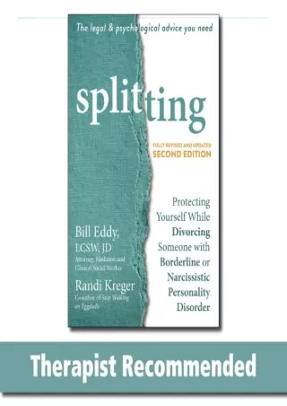 READ [PDF] Splitting: Protecting Yourself While Divorcing Someone with Bord