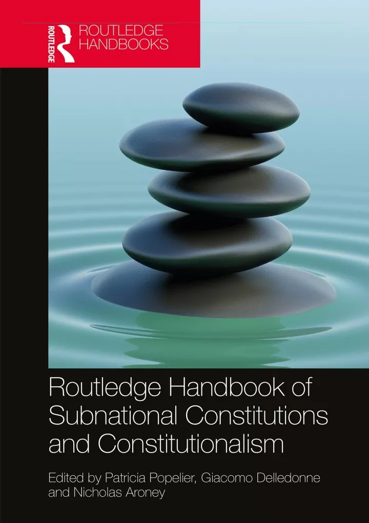 routledge handbook of subnational constitutions