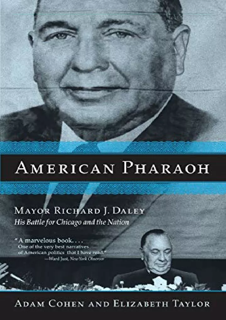 american pharaoh mayor richard j daley his battle