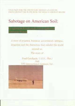 [PDF] DOWNLOAD FREE Sabotage on American Soil free