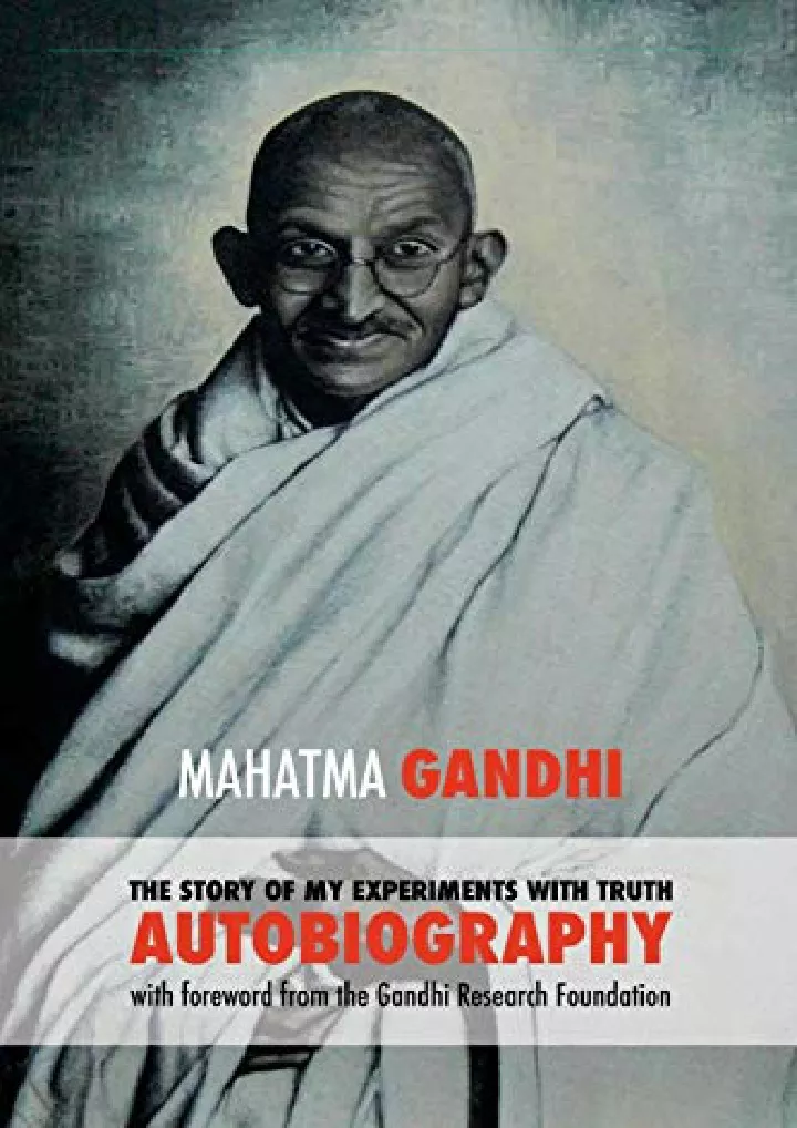 the story of my experiments with truth mahatma