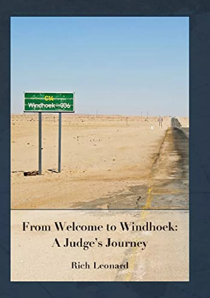 from welcome to windhoek a judge s journey
