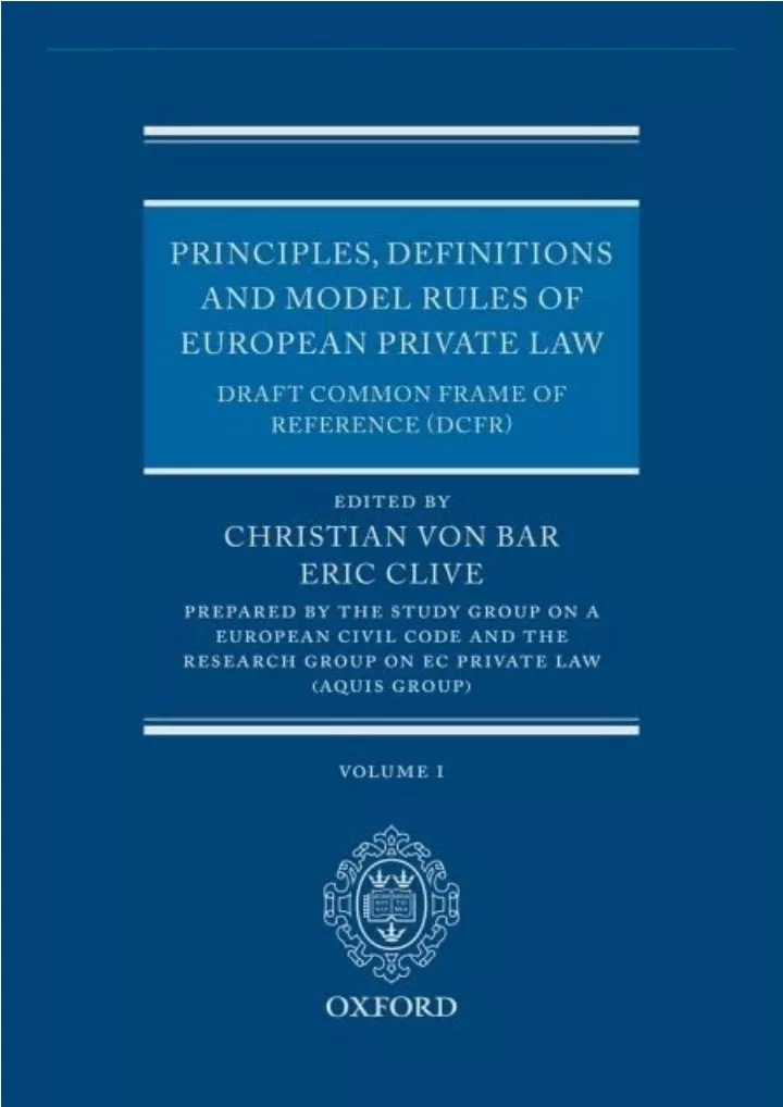 principles definitions and model rules