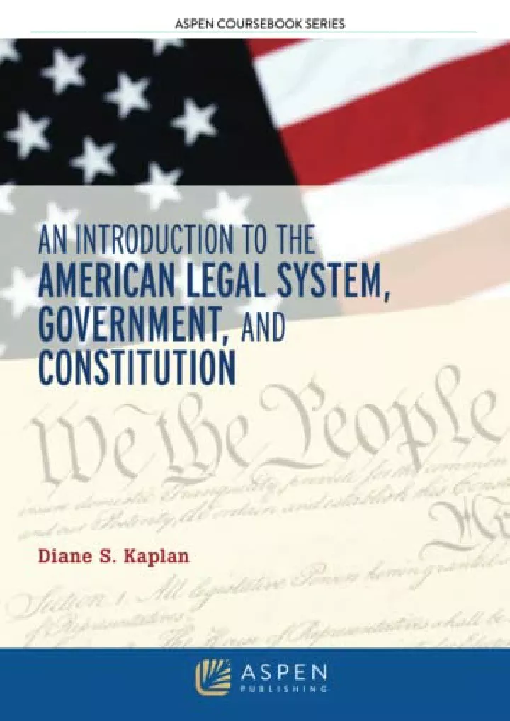an introduction to the american legal system