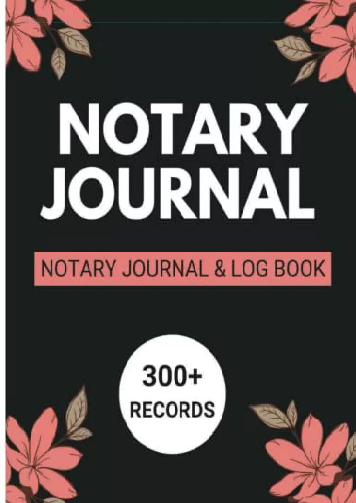 notary journal and log book notary journal