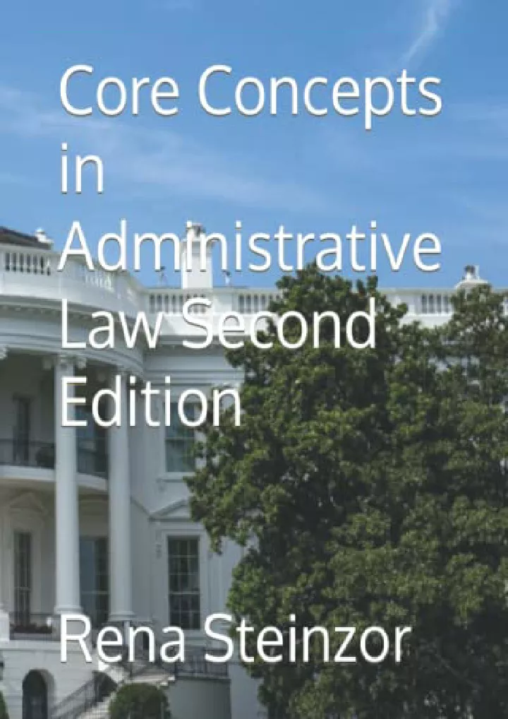 core concepts in administrative law second