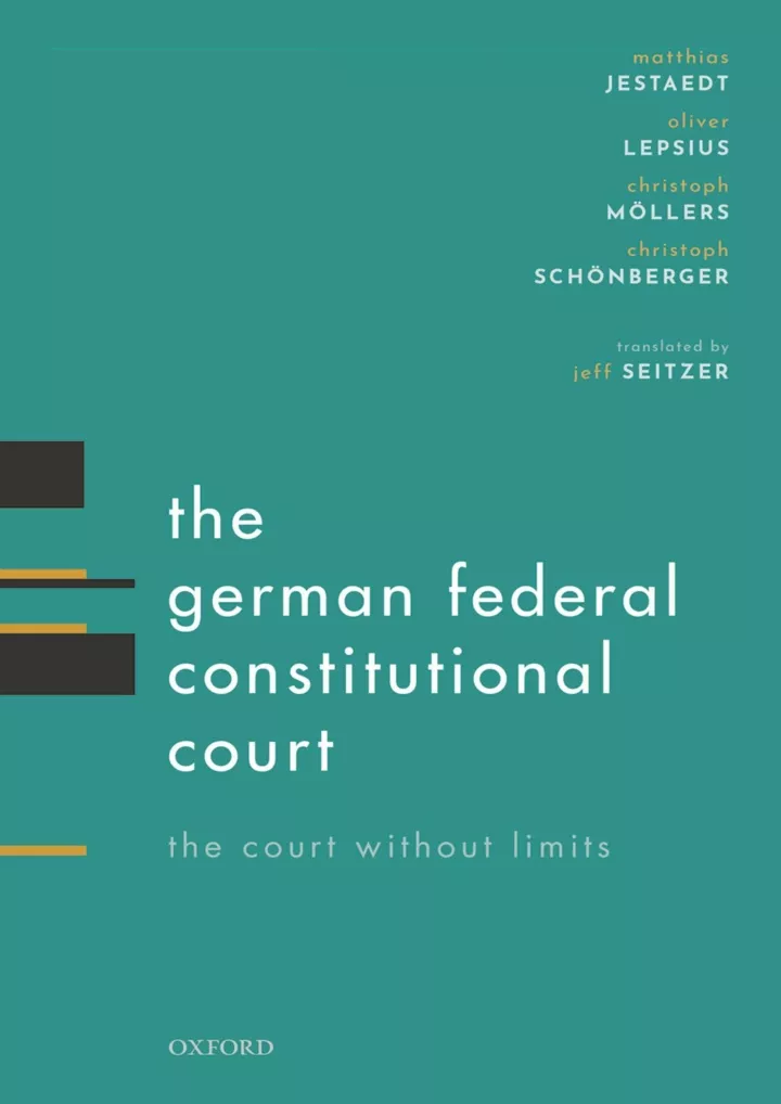 the german federal constitutional court the court