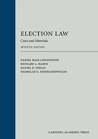 PDF Election Law: Cases and Materials ipad