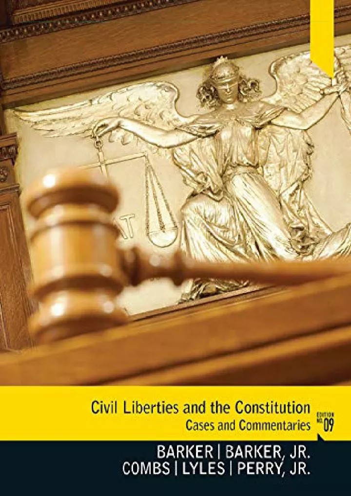 civil liberties and the constitution cases