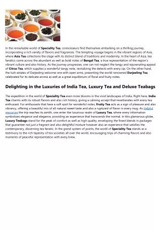 Top Guidelines Of Darjeeling Tea