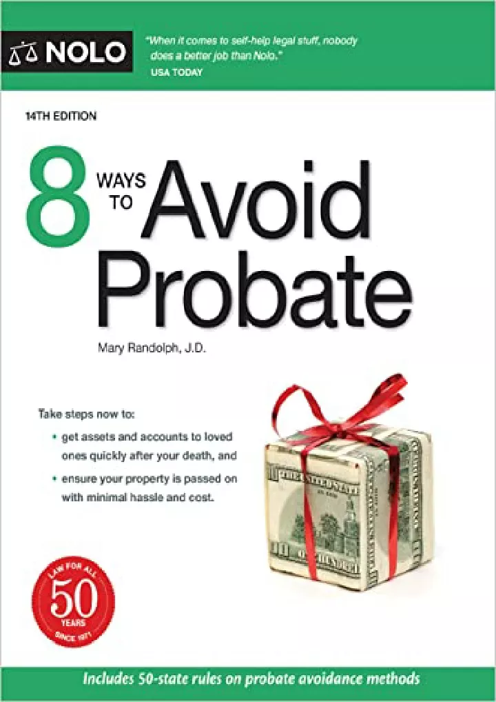 8 ways to avoid probate download pdf read 8 ways