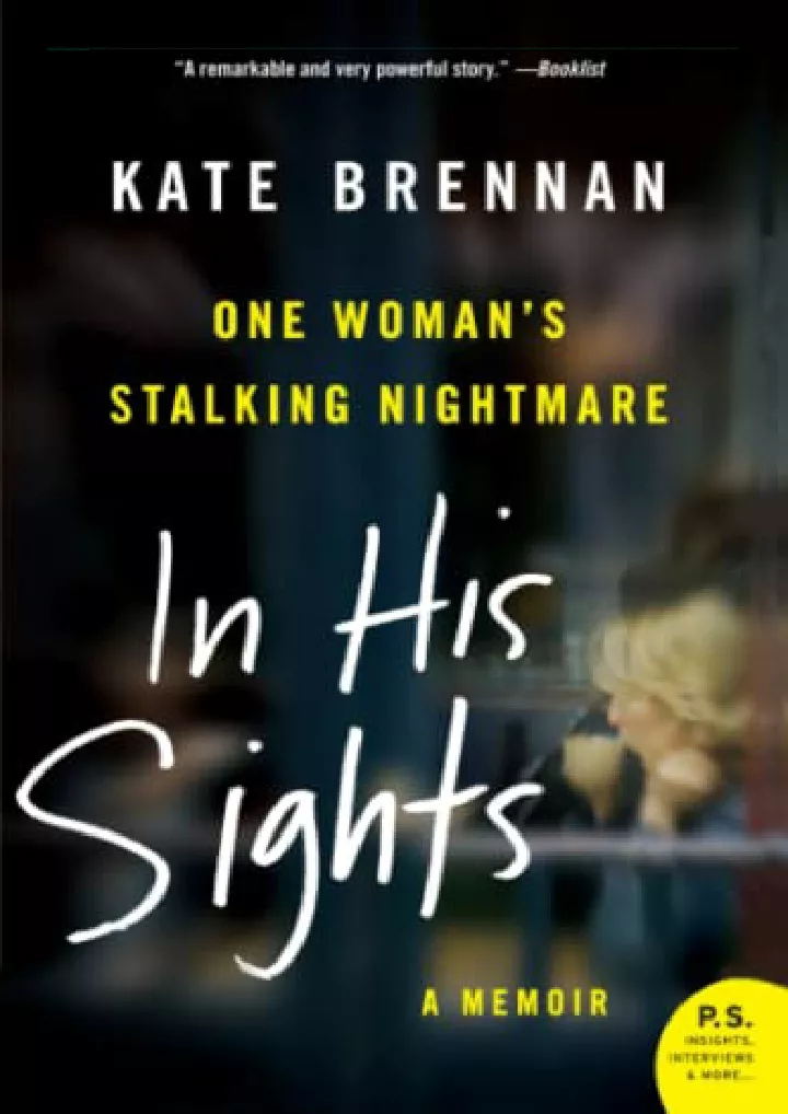 in his sights one woman s stalking nightmare