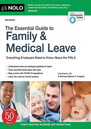 (PDF/DOWNLOAD) Essential Guide to Family & Medical Leave, The kindle