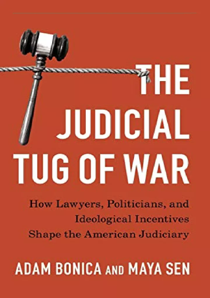 the judicial tug of war how lawyers politicians