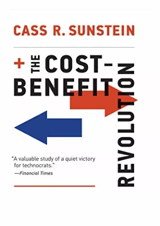 DOWNLOAD [PDF] The Cost-Benefit Revolution (The MIT Press) kindle