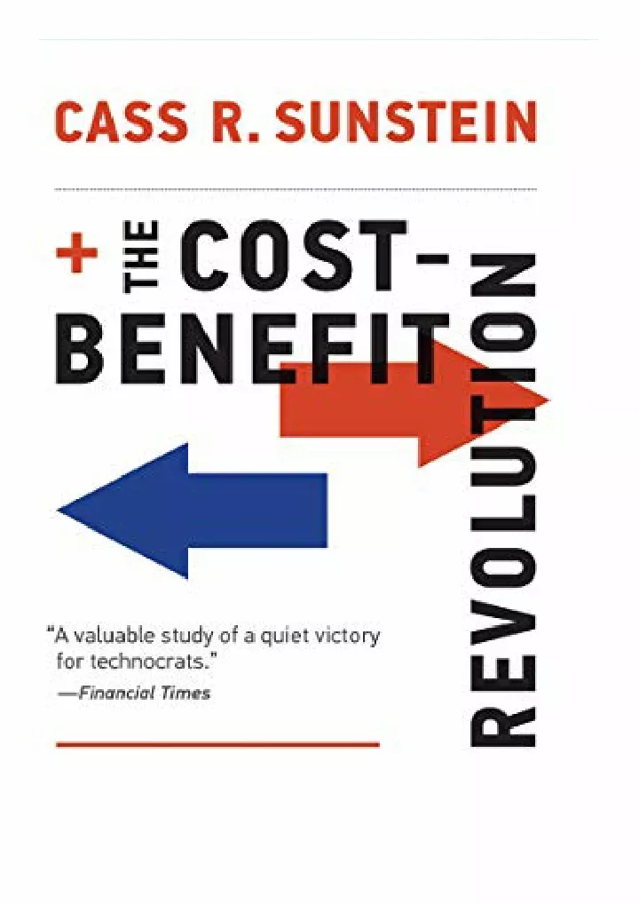 the cost benefit revolution the mit press