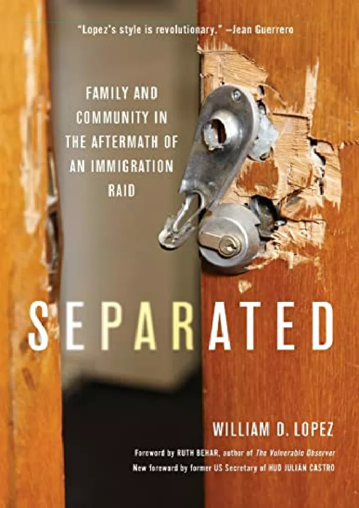separated family and community in the aftermath