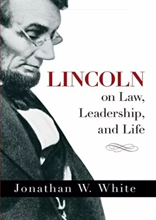 EPUB DOWNLOAD Lincoln on Law, Leadership, and Life ebooks
