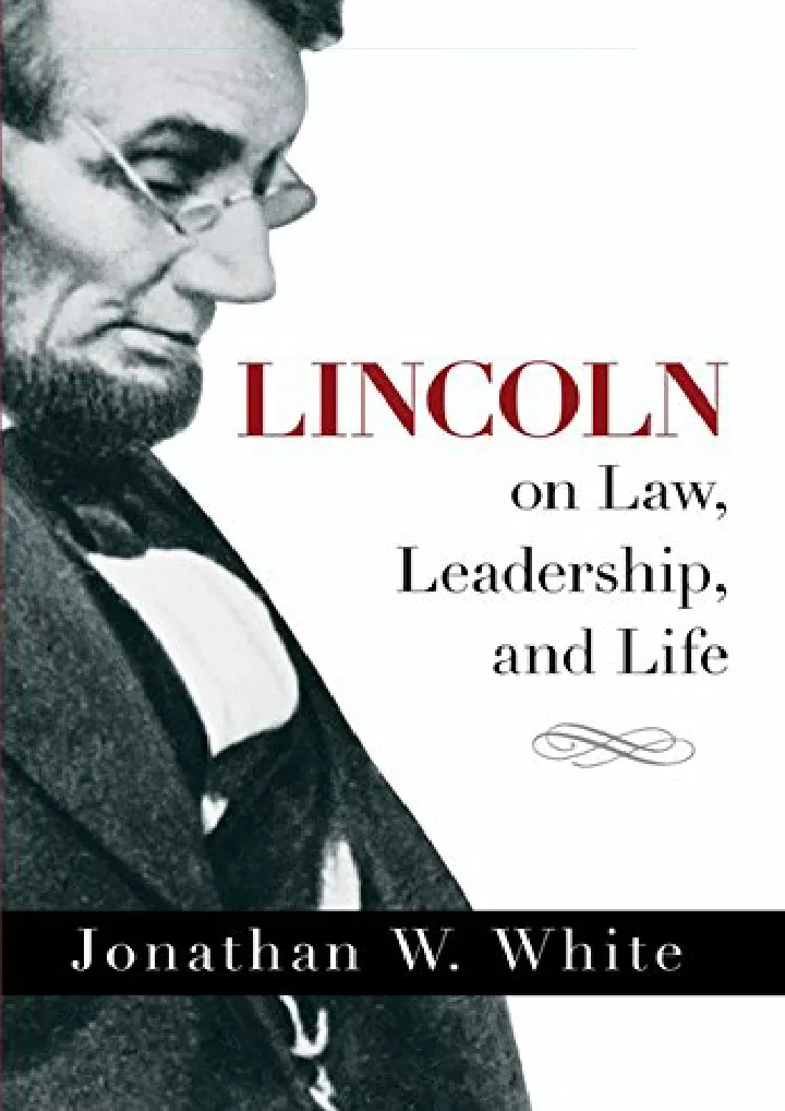 lincoln on law leadership and life download